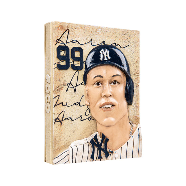 Aaron Judge 99 New York Yankees baseball country flag signature