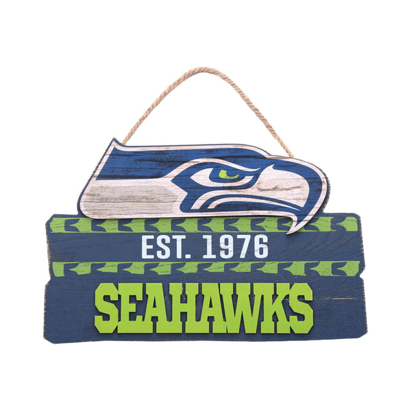 Seattle Seahawks Old Game Ticket Wooden Sign 11 13/16in NFL Football Wood  Sign