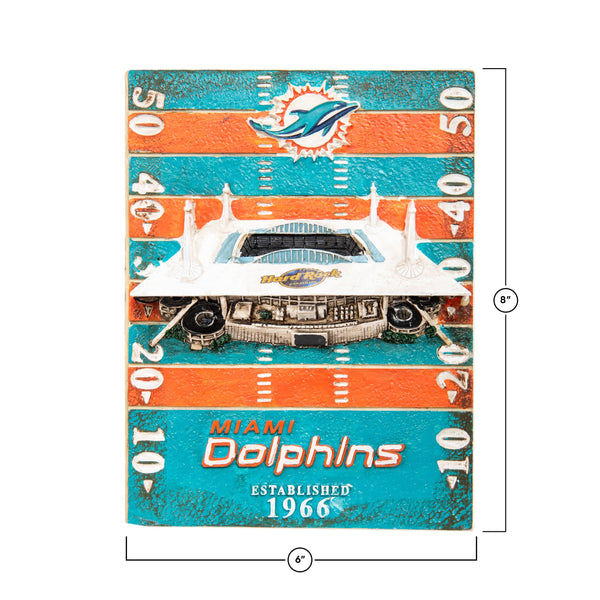 Miami Dolphins NFL Stadium Wall Plaque - Hard Rock Stadium