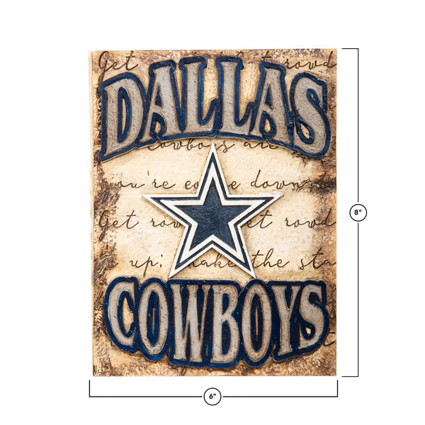 Dallas Cowboys Wood State Sign FOCO