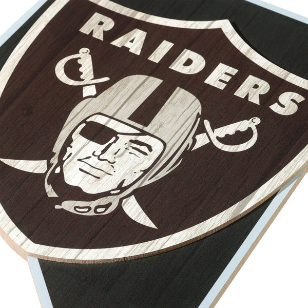 Las Vegas Raiders 12 Logo State Sign