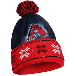 Arizona Diamondbacks MLB Big Logo Light Up Printed Beanie