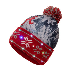 Alabama Crimson Tide NCAA Big Logo Light Up Printed Beanie
