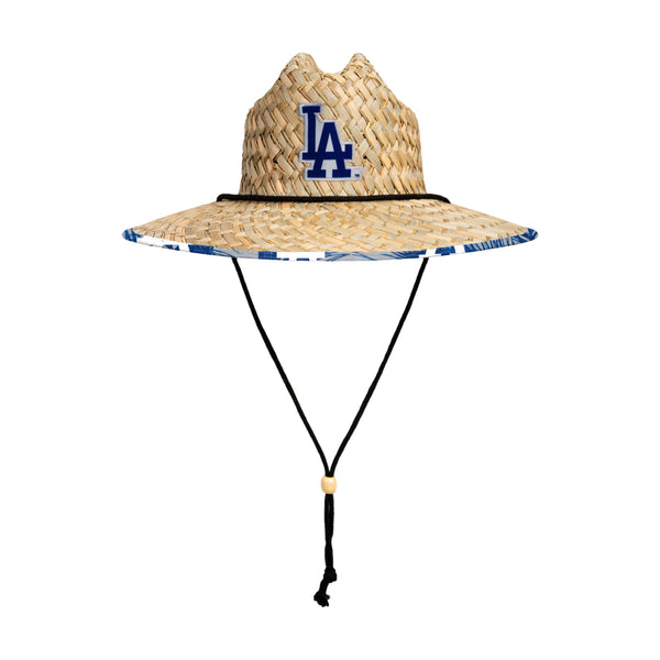 Los Angeles Dodgers MLB Floral Straw Hat - Main Image