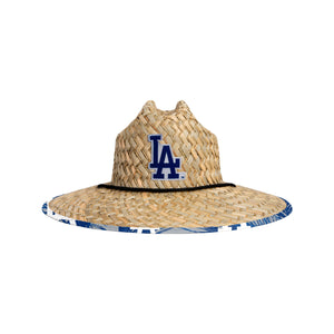 Los Angeles Dodgers MLB Floral Straw Hat