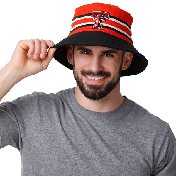 Wisconsin Badgers NCAA Team Stripe Bucket Hat