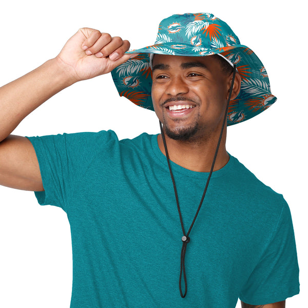 Miami Dolphins NFL Womens Floral Straw Hat