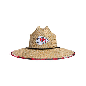 Kansas City Chiefs NFL Floral Straw Hat