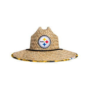 Pittsburgh Steelers NFL Floral Straw Hat