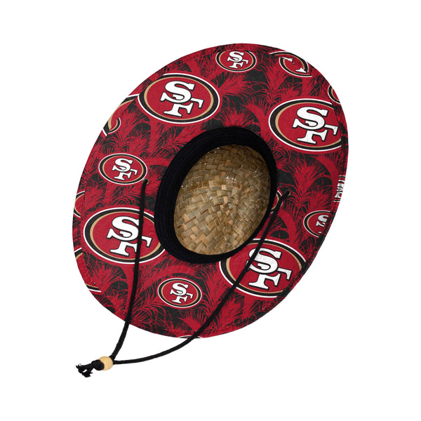 San Francisco 49ers Straw Hat Ornament  San francisco 49ers, Holiday  celebration, Straw hat