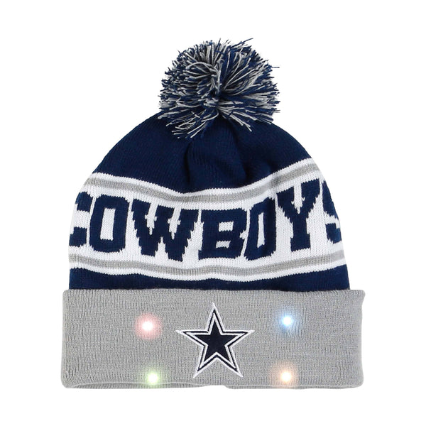 Dallas Cowboys Knit Hats, Beanies, Cowboys Pom Pom Knit Hat