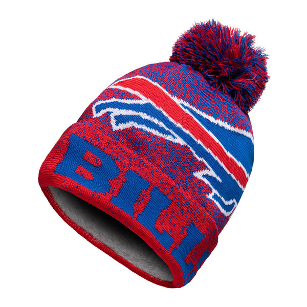 Buffalo Bills New Era Knit Cap, New Blue/Red