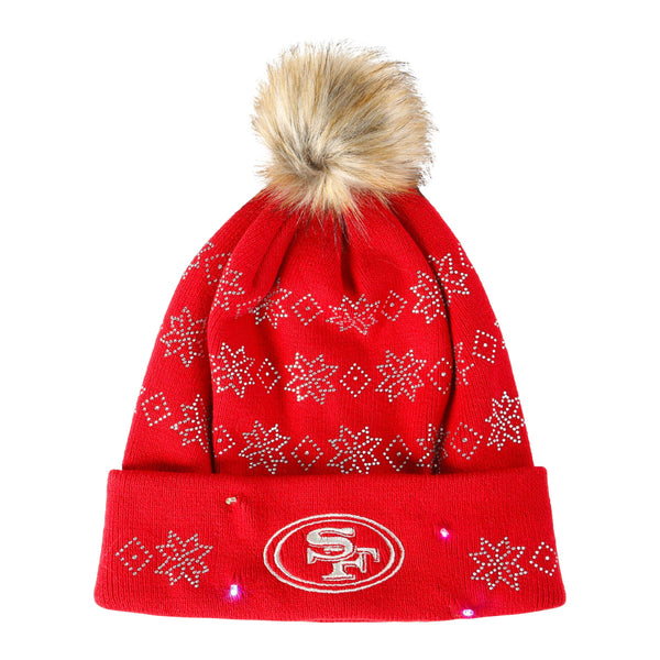 San Francisco 49ers - NFL - Light Up Beanie - Black, 34.90 CHF