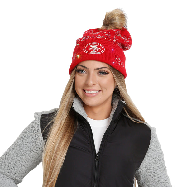 San Francisco 49ers - NFL - Light Up Beanie - Black, 34.90 CHF