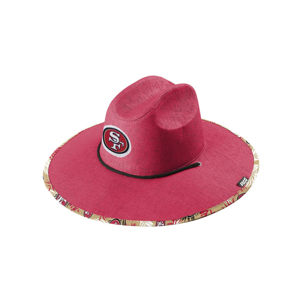 San Francisco 49ers NFL Band Straw Hat