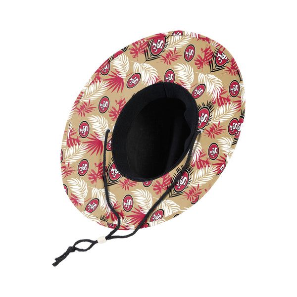 San Francisco 49ers Womens Floral Straw Hat