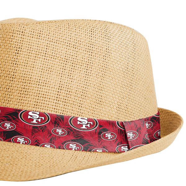 San Francisco 49ers NFL Trilby Straw Hat - Main Image