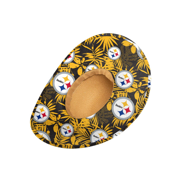 Pittsburgh Steelers Womens Wordmark Beach Straw Hat