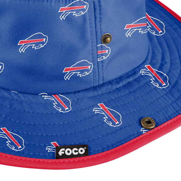 Buffalo Bills NFL Cropped Big Logo Hybrid Boonie Hat