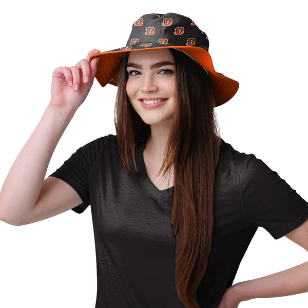 Cincinnati Bengals NFL Womens White Hybrid Boonie Hat