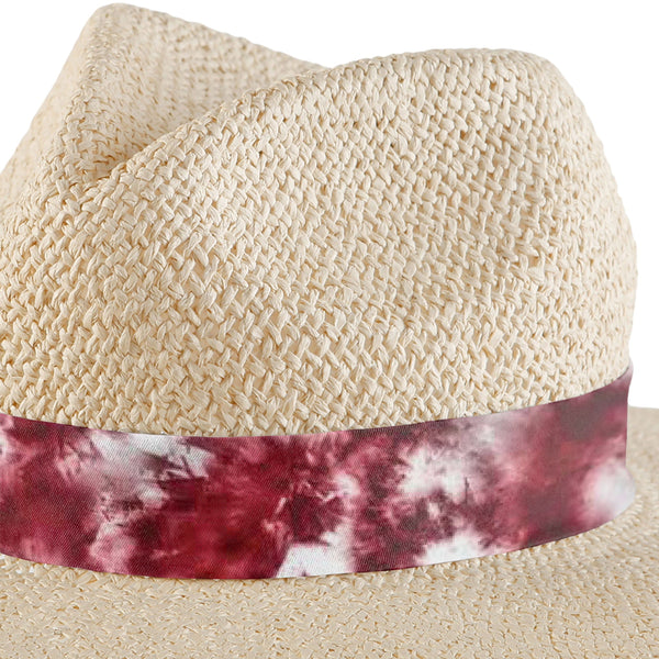 Denver Broncos NFL Womens Tie-Dye Ribbon Straw Hat