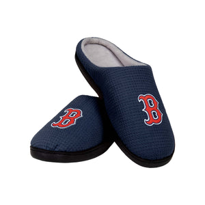 Boston Red Sox MLB Mens Memory Foam Slide Slippers
