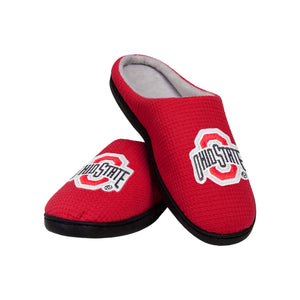 Ohio State Buckeyes NCAA Mens Memory Foam Slide Slippers