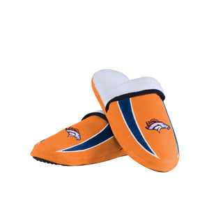 Denver Broncos NFL Mens Sherpa Slide Slippers