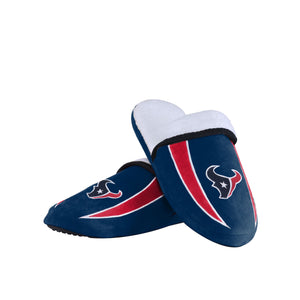 Houston Texans NFL Mens Sherpa Slide Slippers