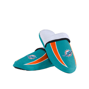 Miami Dolphins NFL Mens Sherpa Slide Slippers