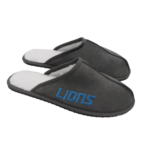 Detroit Lions Memory Foam Slide Slipper, Mens Size: S