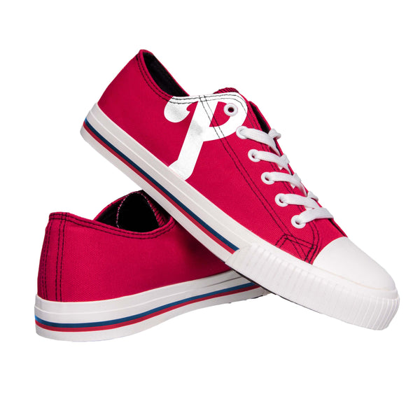 Youth Philadelphia Phillies Big Logo Low-Top Canvas Shoes