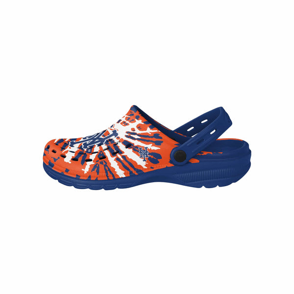 New York Mets Womens Tie-Dye Clog with Strap, Size: M