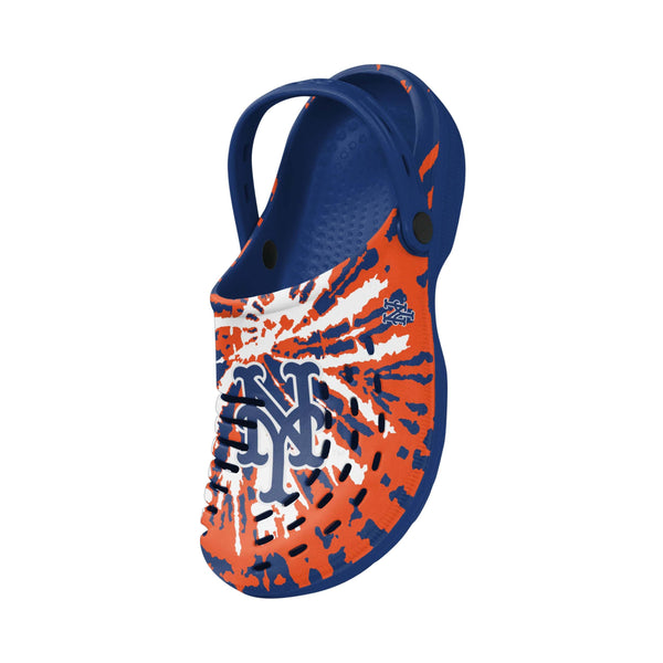 New York Mets Womens Tie-Dye Clog with Strap, Size: M