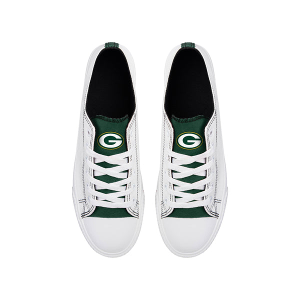 Green Bay Packers Shoes - Casual Canvas Tennis Sneakers –