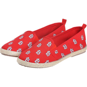 St Louis Cardinals MLB Womens Canvas Espadrille Shoes