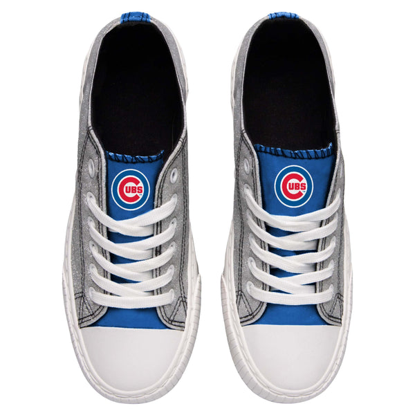 MLB Chicago Cubs Womens Side Woodmark Canvas Shoes 5-6