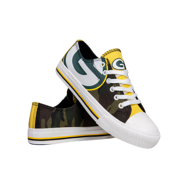 Green Bay Packers Shoes - High Top Canvas Sneakers –