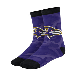 Baltimore Ravens NFL Printed Camo Socks