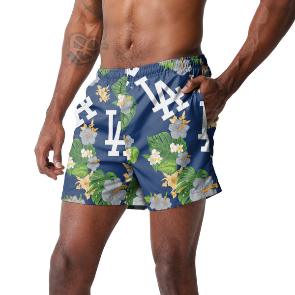 St Louis Cardinals MLB Mens Floral Slim Fit 5.5 Swimming Suit Trunks