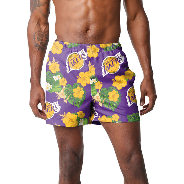 Los Angeles Lakers NBA Mens Floral Slim Fit 5.5