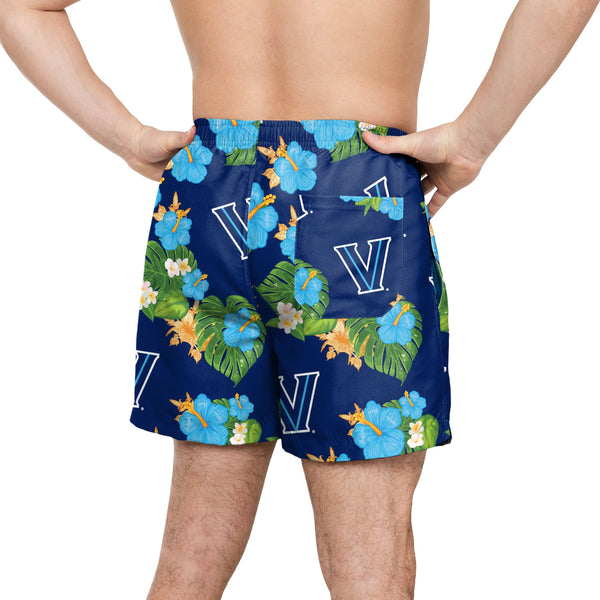 FOCO Villanova Wildcats Floral Swimming Trunks, Mens Size: 3XL