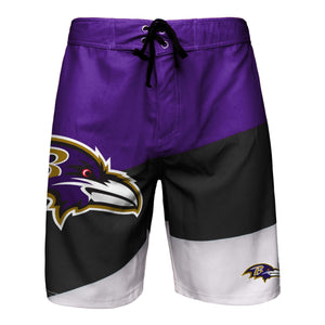 Baltimore Ravens NFL Mens Color Dive Boardshorts
