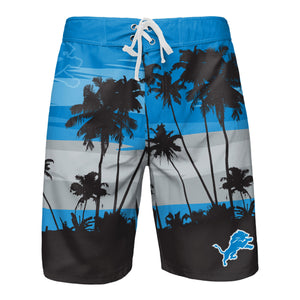 Detroit Lions NFL Mens Sunset Boardshorts