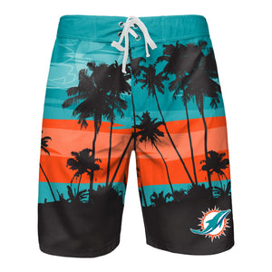 Miami Dolphins NFL Mens Sunset Boardshorts