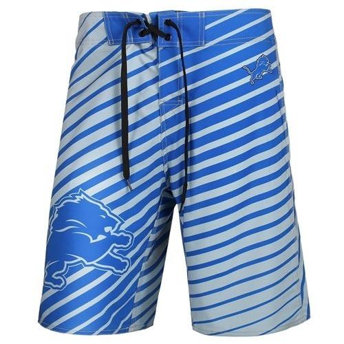 Detroit Lions Gradient Print Board Shorts