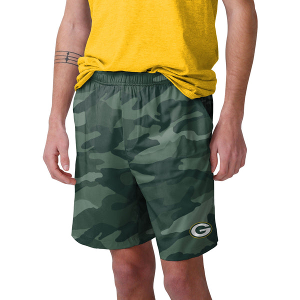 Seattle Seahawks NFL Mens Tonal Camo Woven Shorts