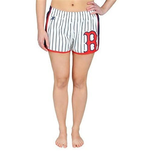 KLEW Boston Red Sox 2016 MLB Womens Pinstripe Polyester Shorts
