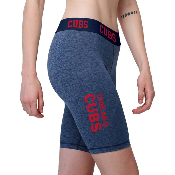 Chicago Cubs MLB Womens Team Color Static Bike Shorts