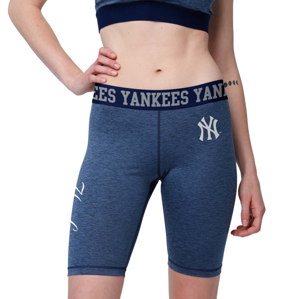 New York Yankees MLB Womens Tie-Dye Bike Shorts